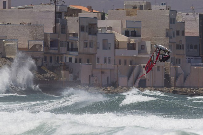 Push loop from Iballa Moreno -  PWA Pozo World Cup 2012 ©  John Carter / PWA http://www.pwaworldtour.com